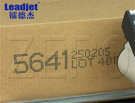 A100 αυτόματη εκτύπωση Inkjet πτώσης κατόπιν παραγγελίας, μηχανή κωδικοποίησης ημερομηνίας λήξης Leadjet