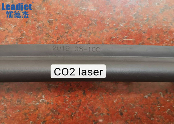 Μηχανή 30W 40W κωδικοποίησης λέιζερ του CO2 Leadjet για την αερόψυξη πλαστικών τσαντών