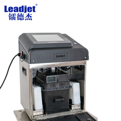 Συνεχής μηχανή 1.520mm εκτυπωτών Inkjet ημερομηνίας λήξης γραμμωτών κωδίκων αριθμού batch 1-3 γραμμές