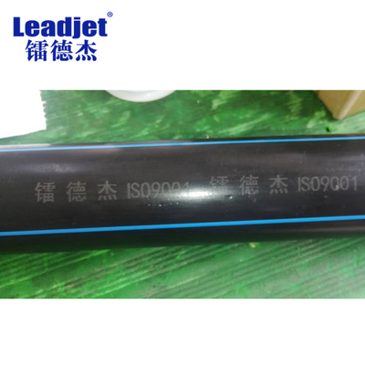 HDPE Leadjet λέιζερ ινών σωλήνων PE PVC που χαρακτηρίζει το βιομηχανικό 30W σε απευθείας σύνδεση κωδικοποιητή λέιζερ ινών μηχανών