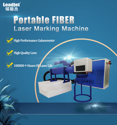 Λέιζερ οπτικής ίνας που χαρακτηρίζει τη μηχανή φορητή για το πιστοποιητικό μετάλλων 30Watt ISO