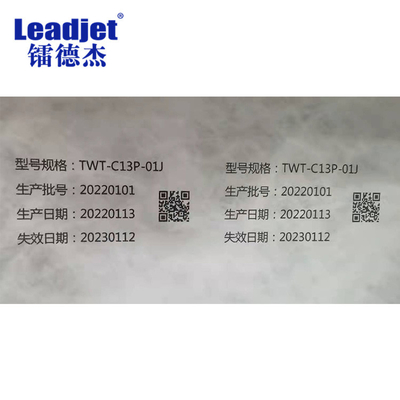 Βιομηχανικός αυτόματος εκτυπωτής Leadjet Inkjet που κυλά το ταϊσμένο ευρύ σχήμα
