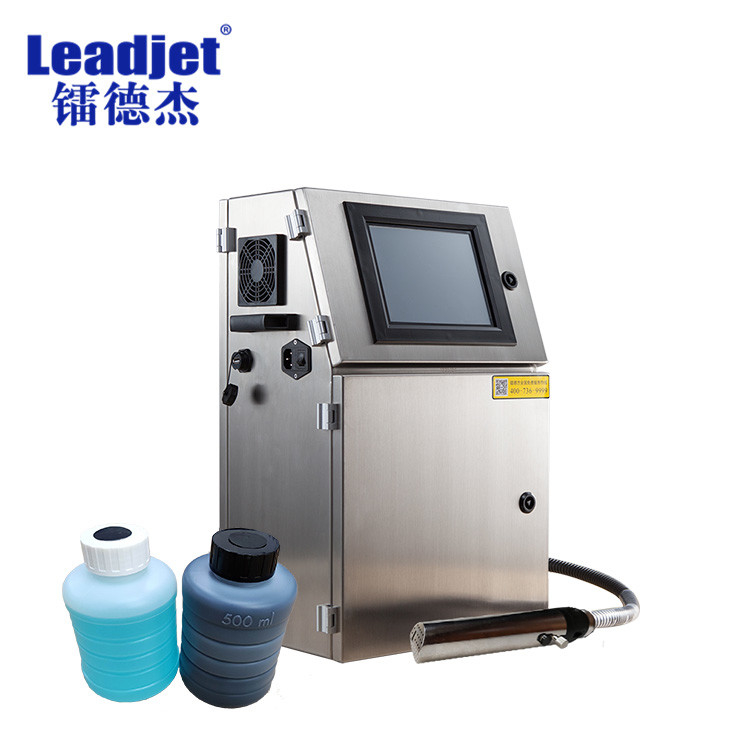 Μηχανή εκτύπωσης ημερομηνίας λήξης και αριθμού batch, εκτυπωτής Leadjet Inkjet για τις πλαστικές τσάντες